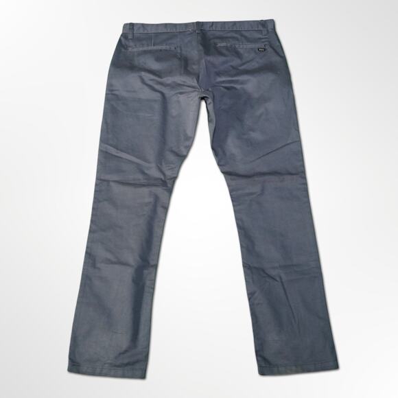 RVCA Weekender Chino Pants - Men's 38x32 Straight Slim Fit - Picture 2 of 2